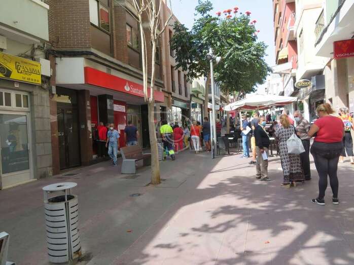 Zona peatonal de Los Llanos de Telde/TA.